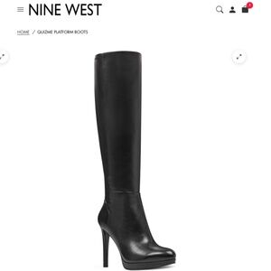 NEW Nine West Quizme Platform Boots 7.5 M | NEVER WORN